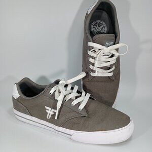 Fallen THE GOAT Classic Skateboard Shoes/Sneakers Olive Green/White Size 9